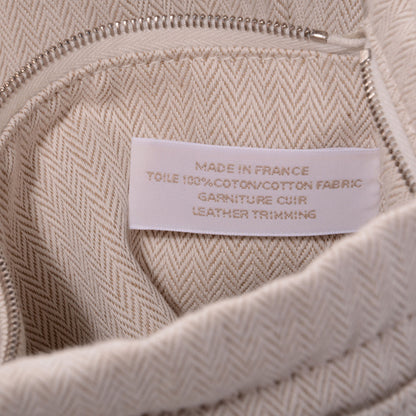Hermes Canvas Barenia Fourbi 30 GM Pouch Naturel Fauve 8 of 8