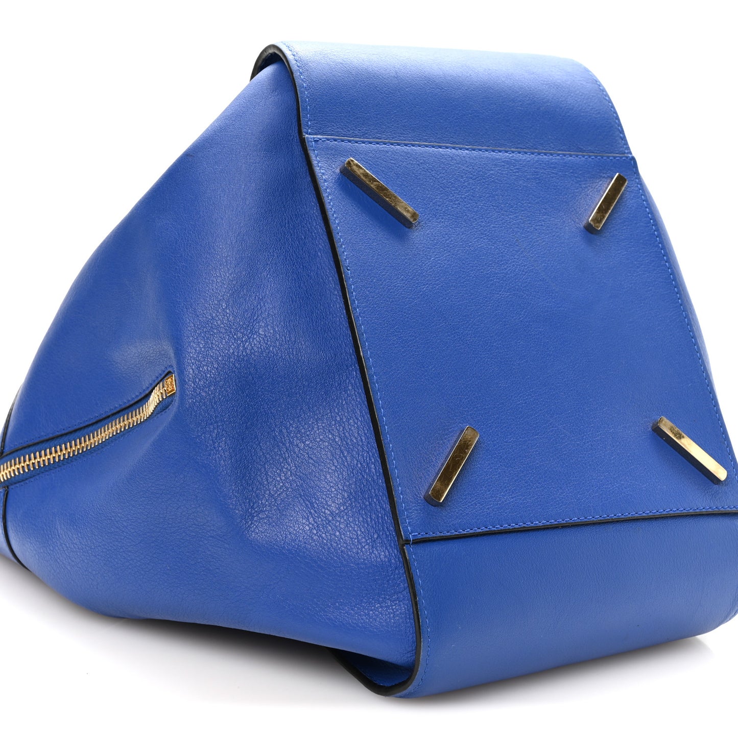 Calfskin Medium Hammock Shoulder Bag Electric Blue Electric Blue
