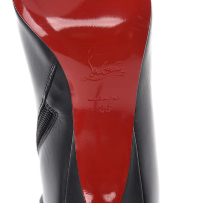 Christian Louboutin Calfskin Gorgona 85 Ankle Boots 36 Black 8 of 9