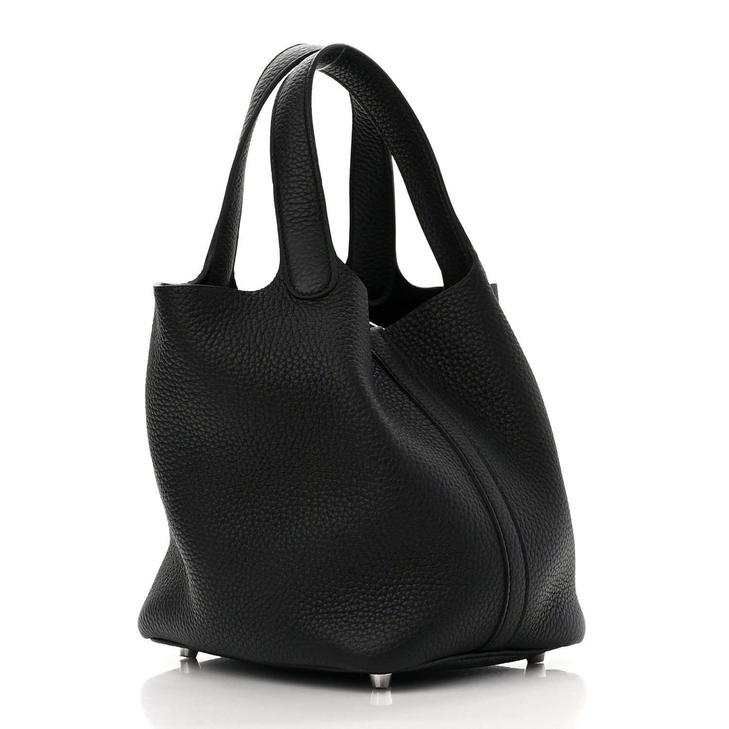 Hermes Taurillon Clemence Picotin Lock 18 PM Black 3 of 11