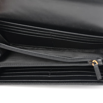 Gucci Calfskin Matelasse GG Marmont Continental Wallet Black 5 of 8