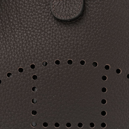 Hermes Taurillon Clemence Evelyne III PM Macassar 8 of 11