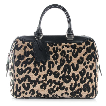 Louis Vuitton Jacquard Velvet Leopard Print Stephen Sprouse Speedy 1 of 7