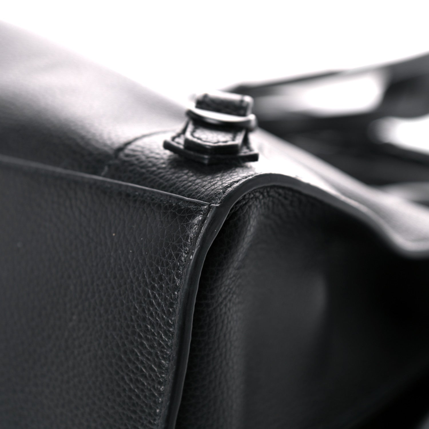 Balenciaga Grained Calfskin Black Hardware Neo Classic City Black 6 of 12