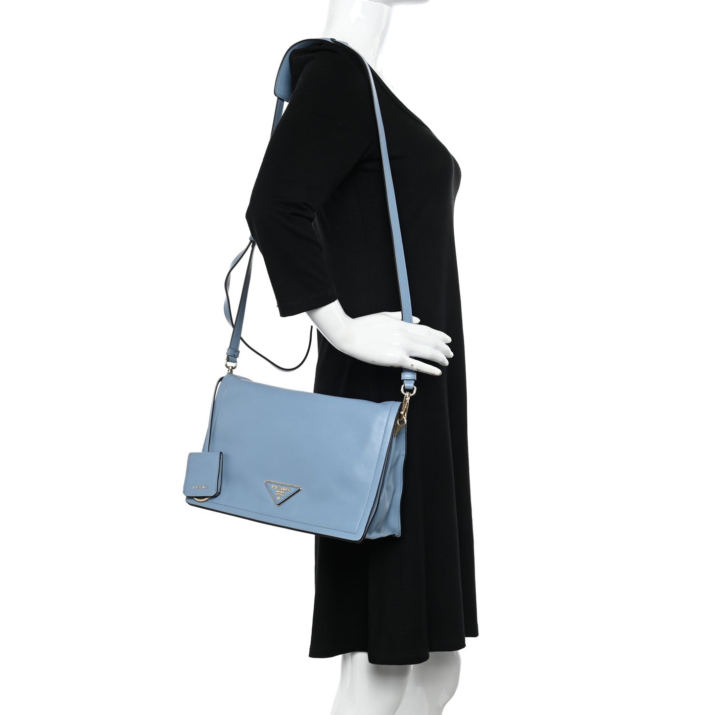 Glace Calf Shoulder Bag Astrale