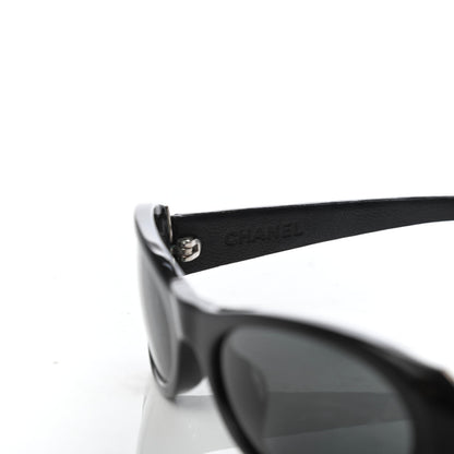 Chanel Lambskin Quilted CC Sunglasses 5129-Q Black 5 of 9