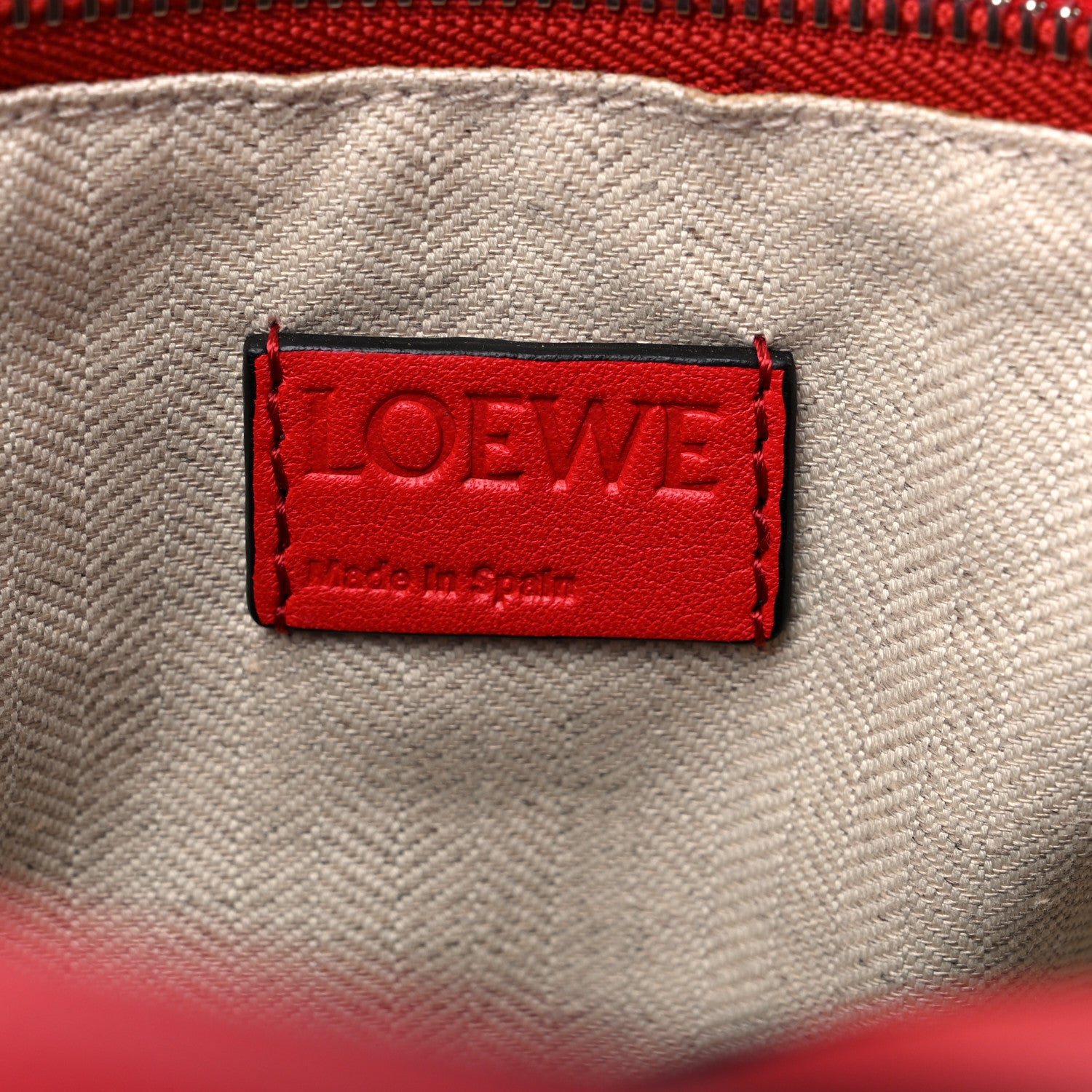 Loewe Calfskin Medium Puzzle Bag Scarlet 6 of 12