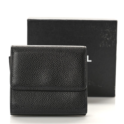 Chanel Caviar Timeless CC Compact Flap Wallet Black 14 of 14
