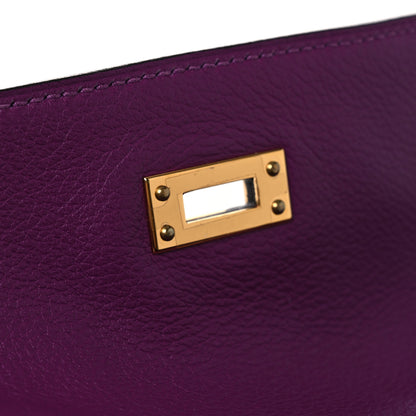 Hermes Evercolor Kelly Danse II Belt Bag Anemone 12 of 15