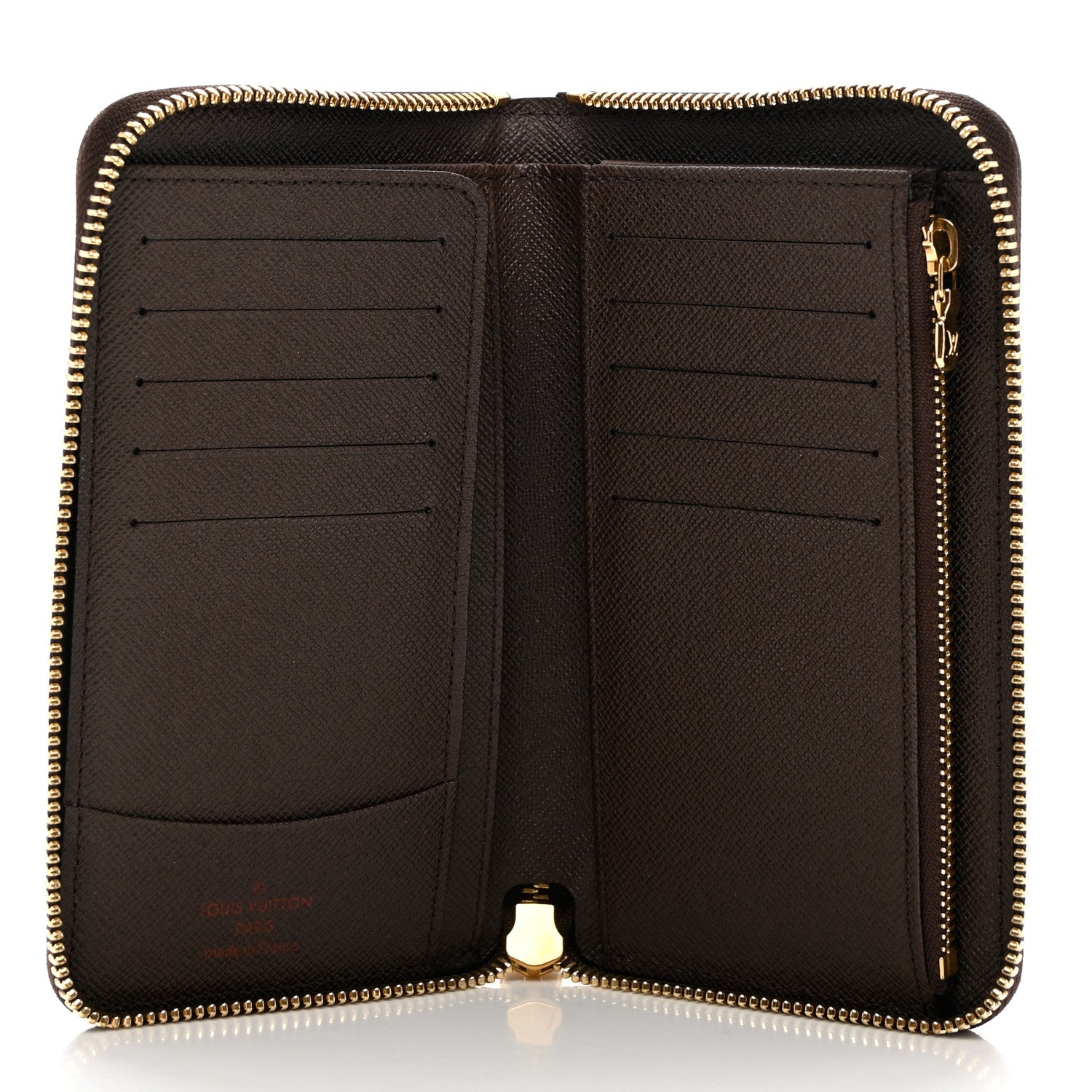 Louis Vuitton Damier Ebene Zippy Compact Wallet 4 of 8