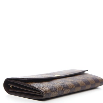 Louis Vuitton Damier Ebene Sarah Wallet 3 of 10