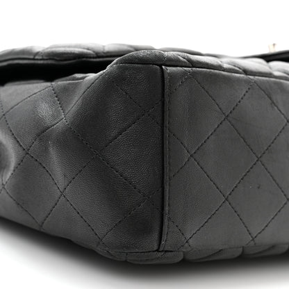 Chanel Lambskin Quilted Maxi Single Flap Black 8 of 13