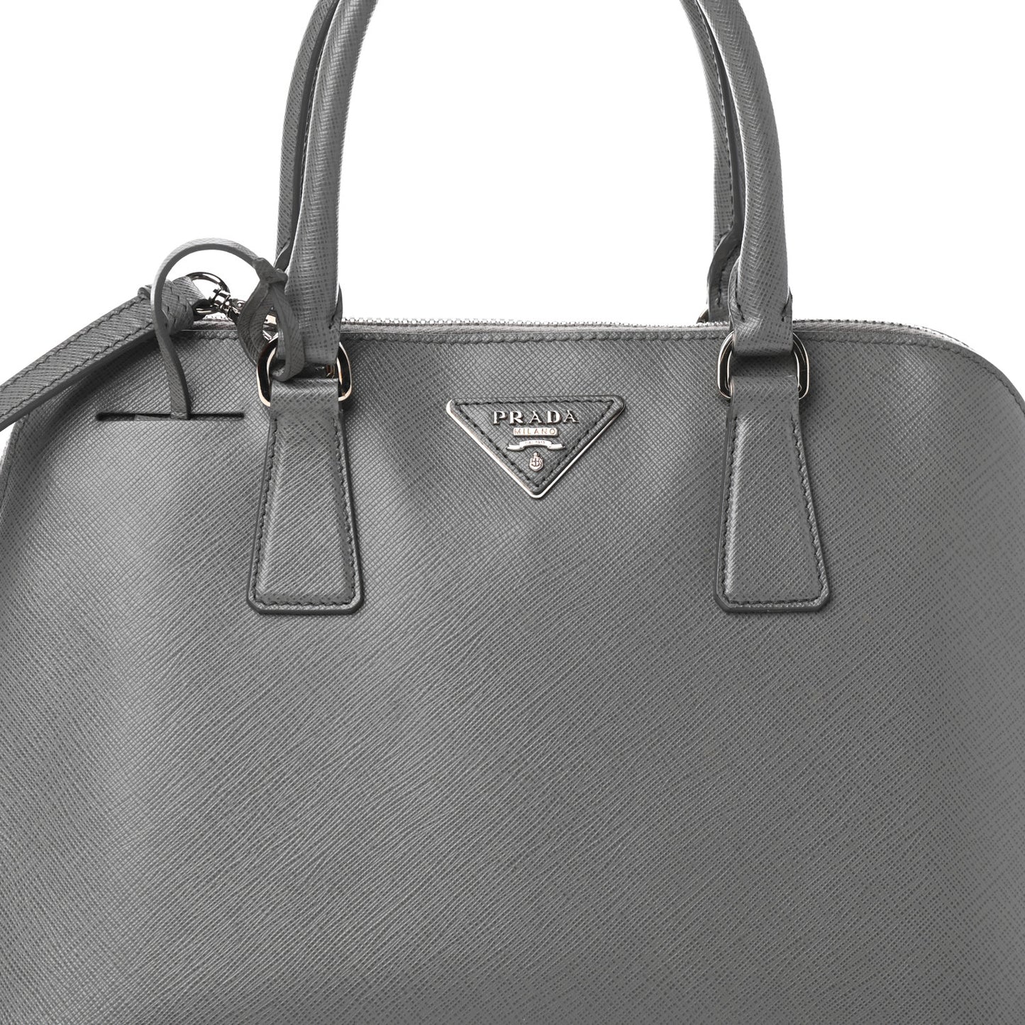 Saffiano Vernice Medium Promenade Tote Marmo