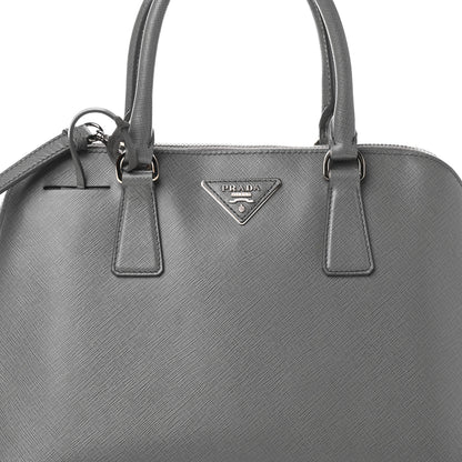 Prada Saffiano Vernice Medium Promenade Tote Marmo 7 of 9