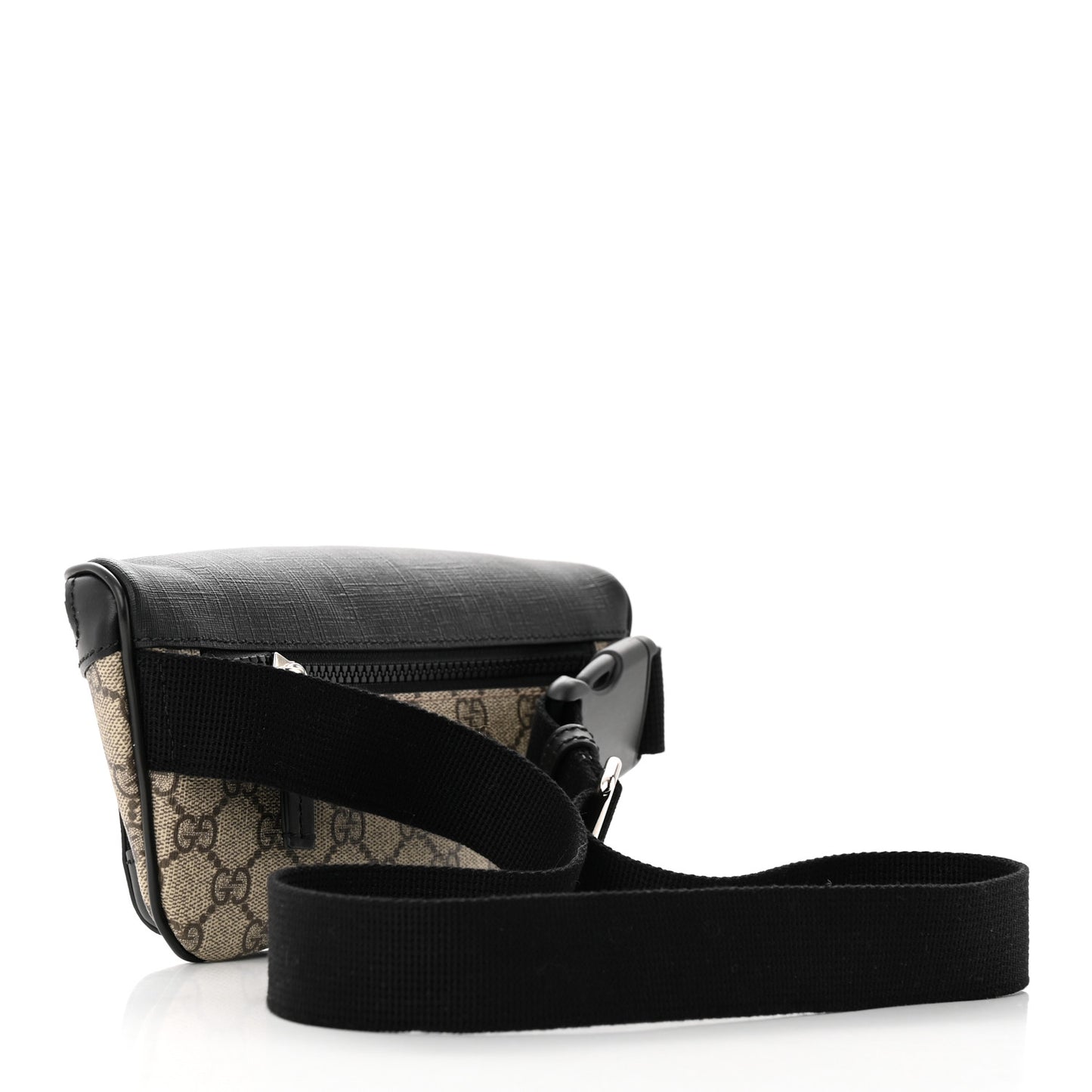 GG Supreme Monogram Belt Bag Black