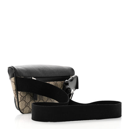 Gucci GG Supreme Monogram Belt Bag Black 3 of 14