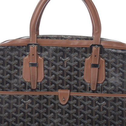 Goyard Goyardine Ambassade PM Briefcase Black Gold 7 of 9