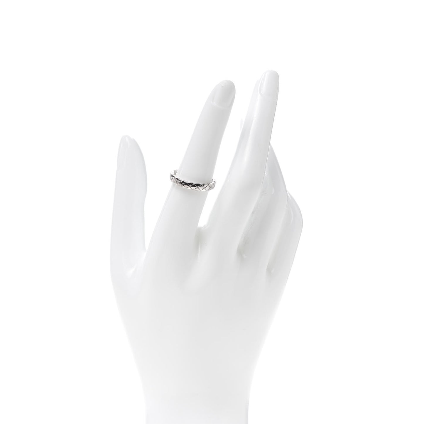 18K White Gold Mini Coco Crush Ring 54 6.75