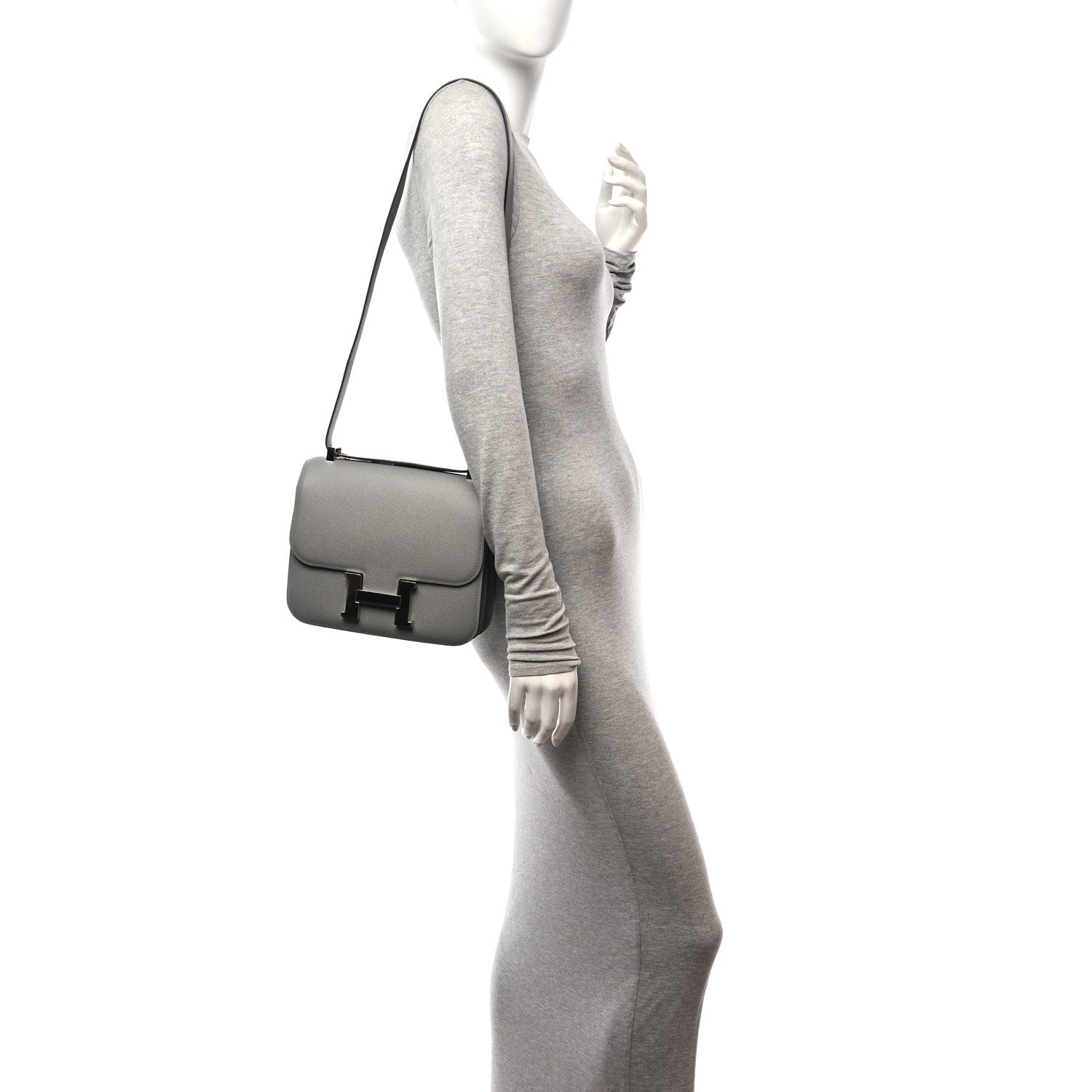 Hermes Epsom Constance 24 Gris Mouette 2 of 9