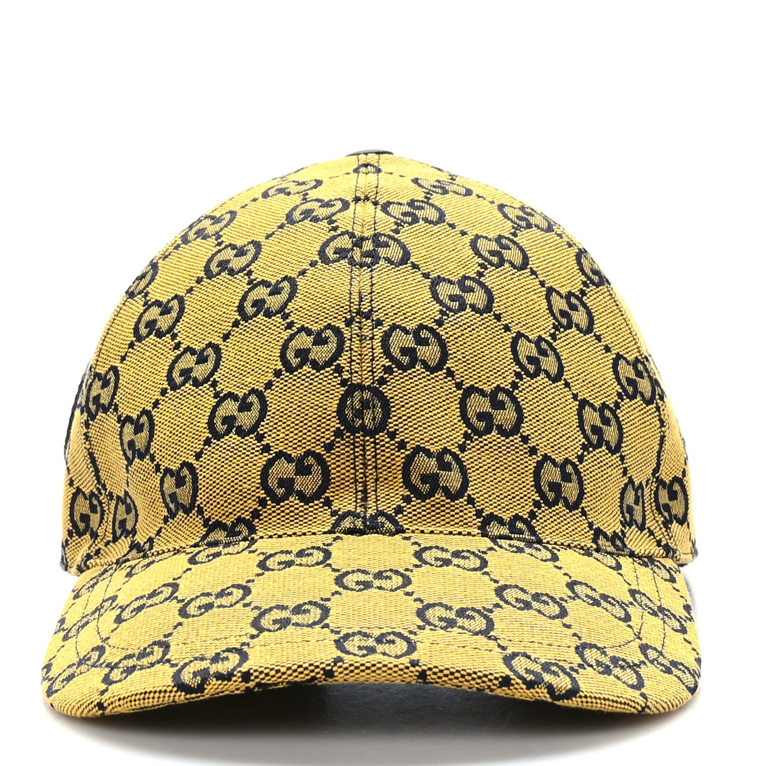 Gucci Monogram Multicolor Retro Interlocking G Baseball Hat M Yellow Blue 2 of 8