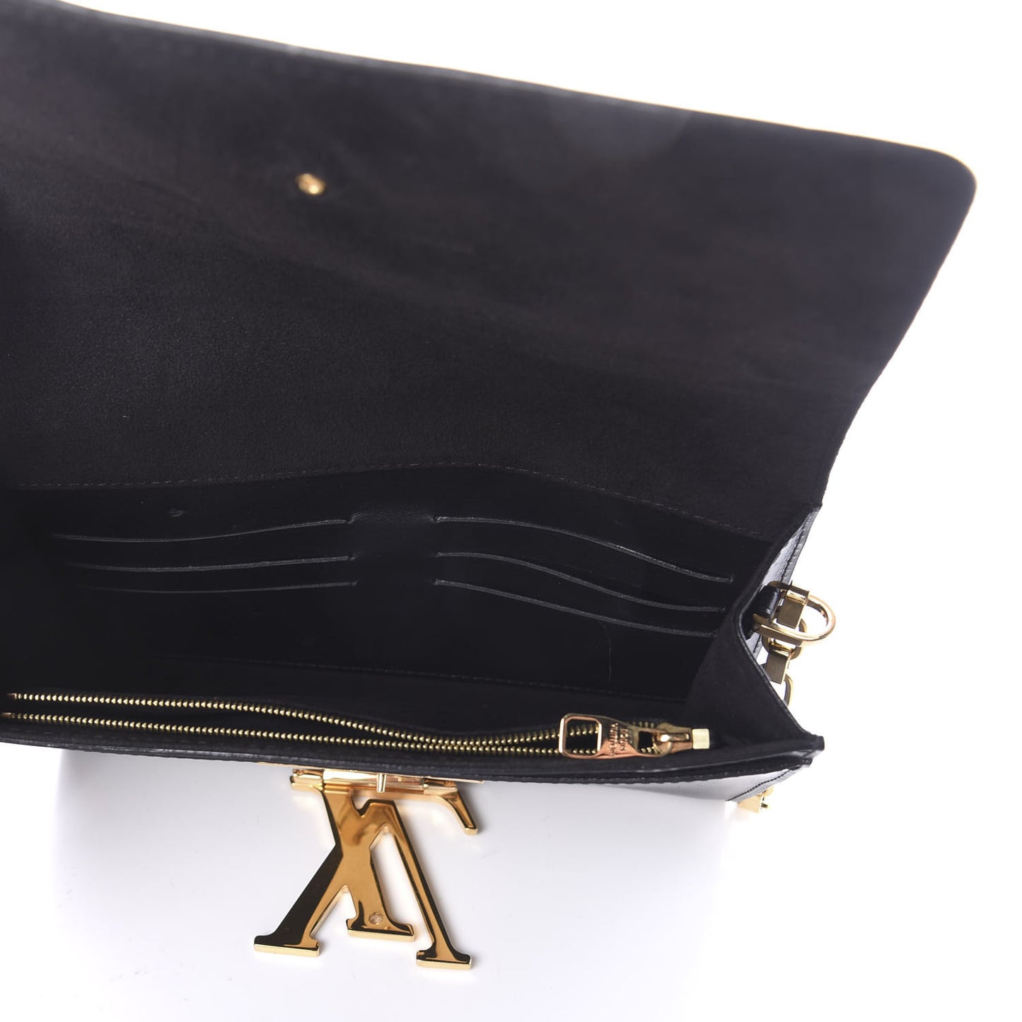 Calfskin Chain Louise MM Black