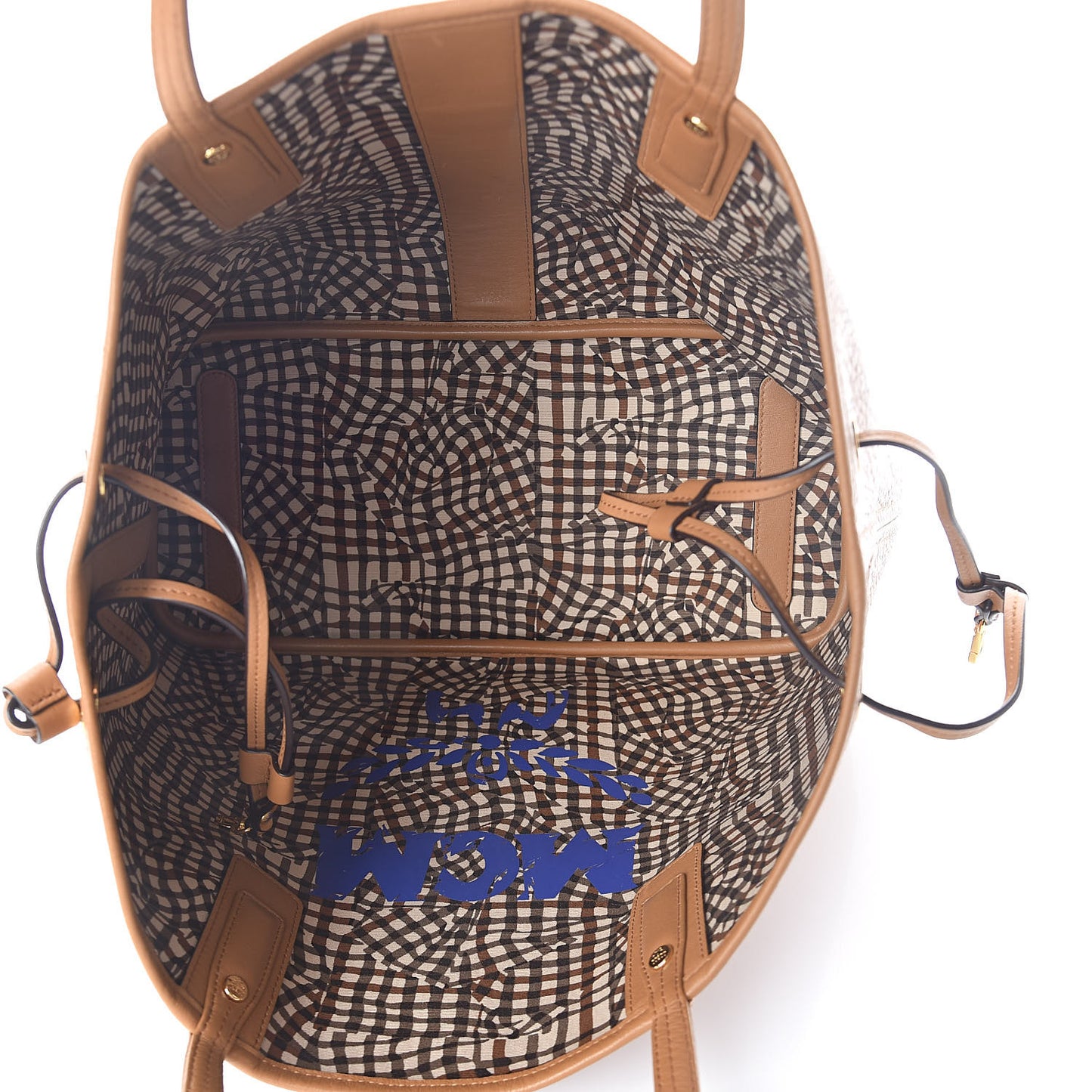 Visetos Medium Liz Reversible Shopper Tote Cognac