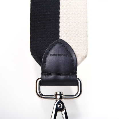 Fendi Canvas Calfskin Strap Black Beige 4 of 8