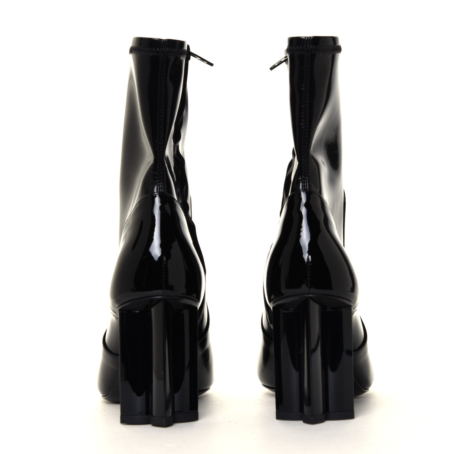 Louis Vuitton Patent Uniformes Silhouette Ankle Boots 35.5 Black 10 of 12