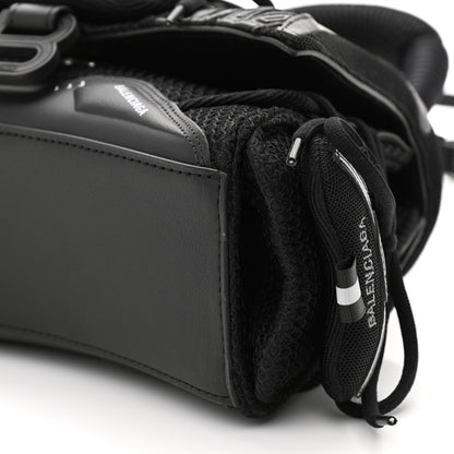 Balenciaga Faux Calfskin Fabric Small Sneakerhead Top Handle Bag Black 9 of 9