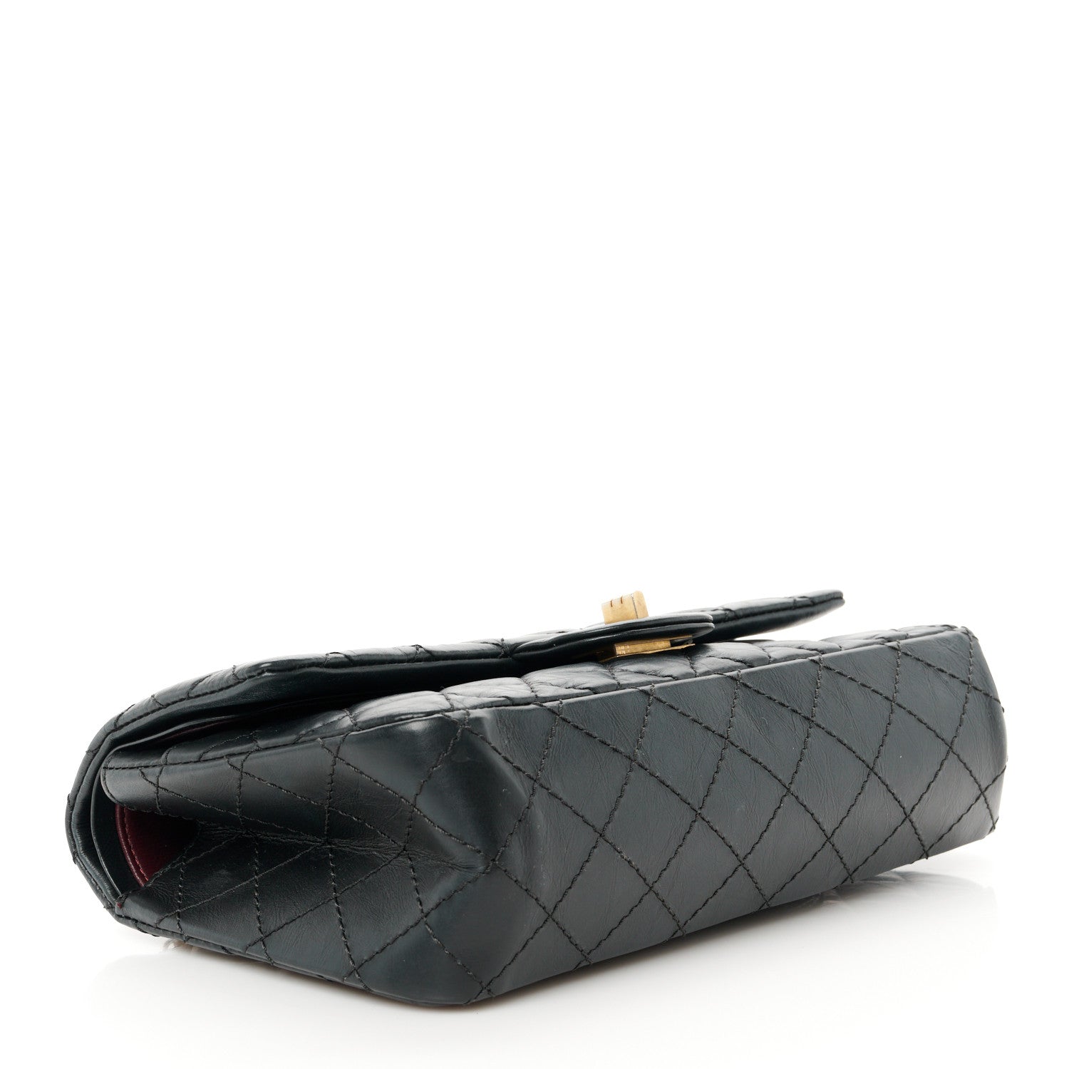 Chanel Aged Calfskin Quilted 2.55 Reissue 225 Flap Black 4 of 13