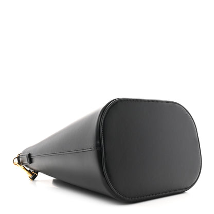 Celine Smooth Calfskin Triomphe Medium Louise Bag Black 4 of 10