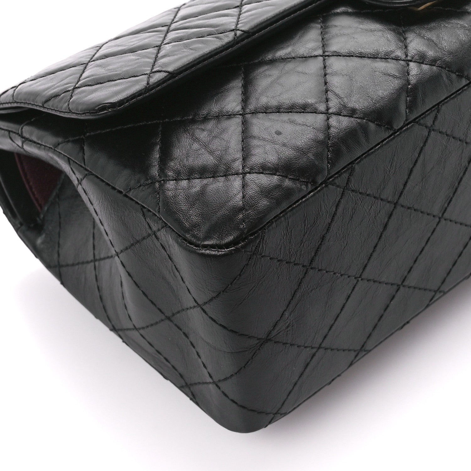 Chanel Aged Calfskin Quilted 2.55 Reissue 226 Flap Black 10 of 12