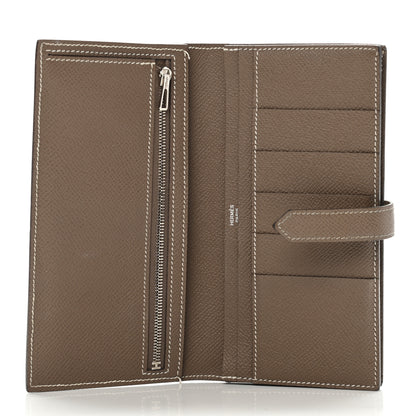 Hermes Epsom Bearn Gusset Wallet Etoupe 5 of 12