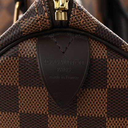 Louis Vuitton Damier Ebene Speedy 30 6 of 10