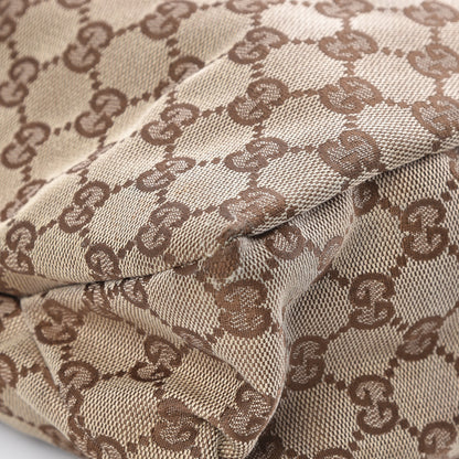 Gucci Monogram Medium Horsebit Chain Hobo Dark Brown 10 of 14