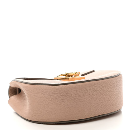 Chloe Grained Lambskin Mini Drew Shoulder Bag Cement Pink 4 of 10