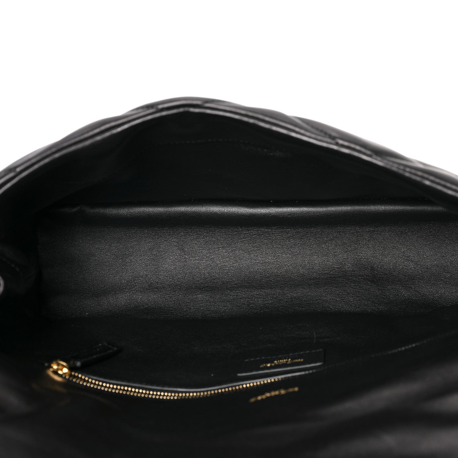 Saint Laurent Lambskin Quilted Sade Puffer Envelope Clutch Black 6 of 9