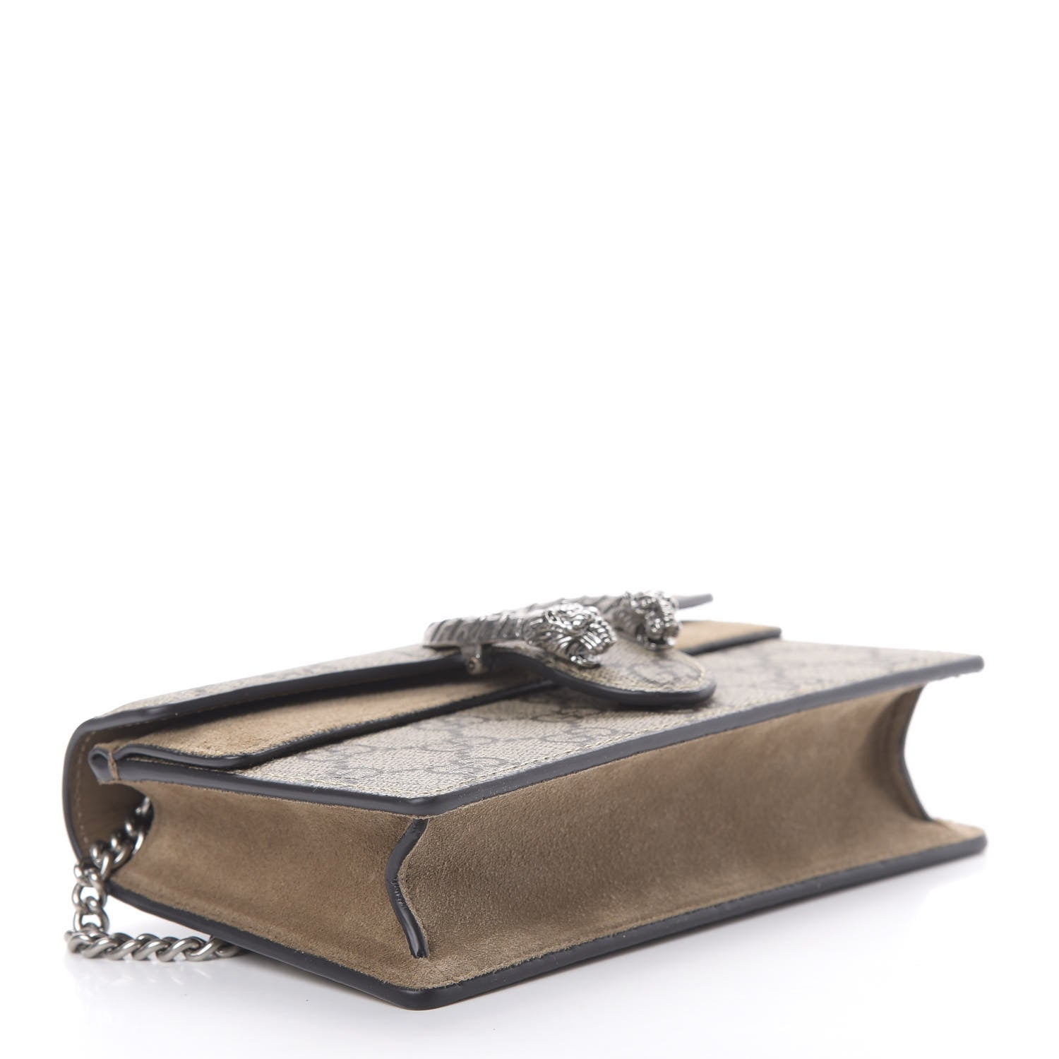 Gucci GG Supreme Monogram Super Mini Dionysus Shoulder Bag Taupe 4 of 11