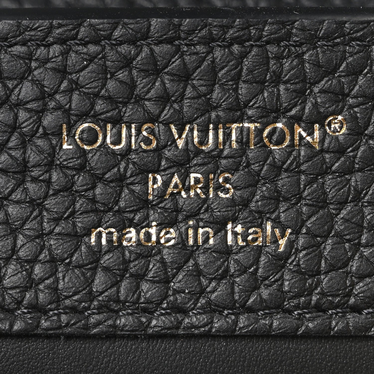 Louis Vuitton Taurillon Mini Capucines Black 6 of 10