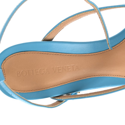 Bottega Veneta Lambskin Stretch Multi Strap 90mm Sandals 35.5 Sky Blue 7 of 8
