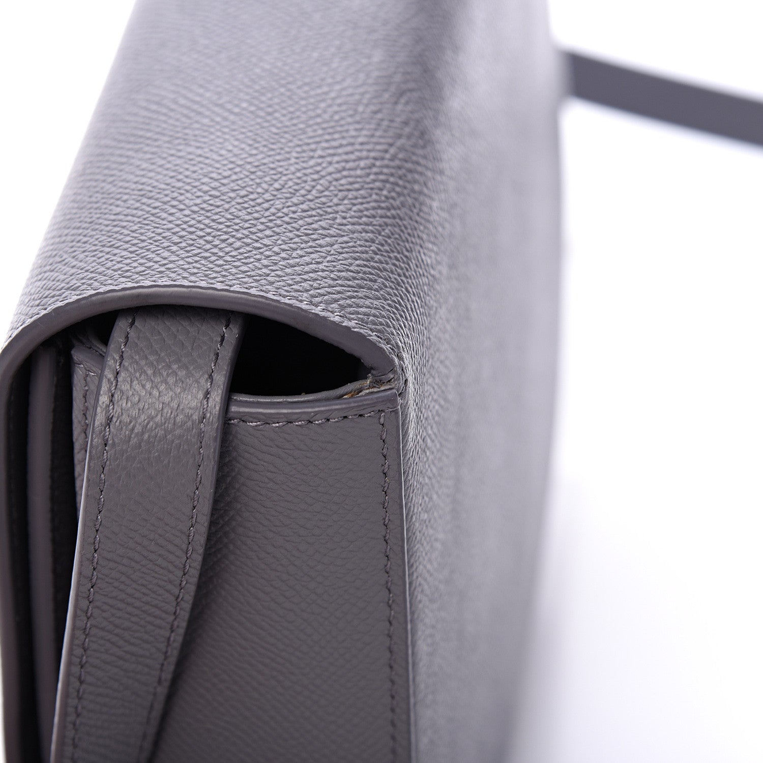Balenciaga Signature Grained Calfskin Logo S Ville Day Bag Gris Perle Fonce White 12 of 13
