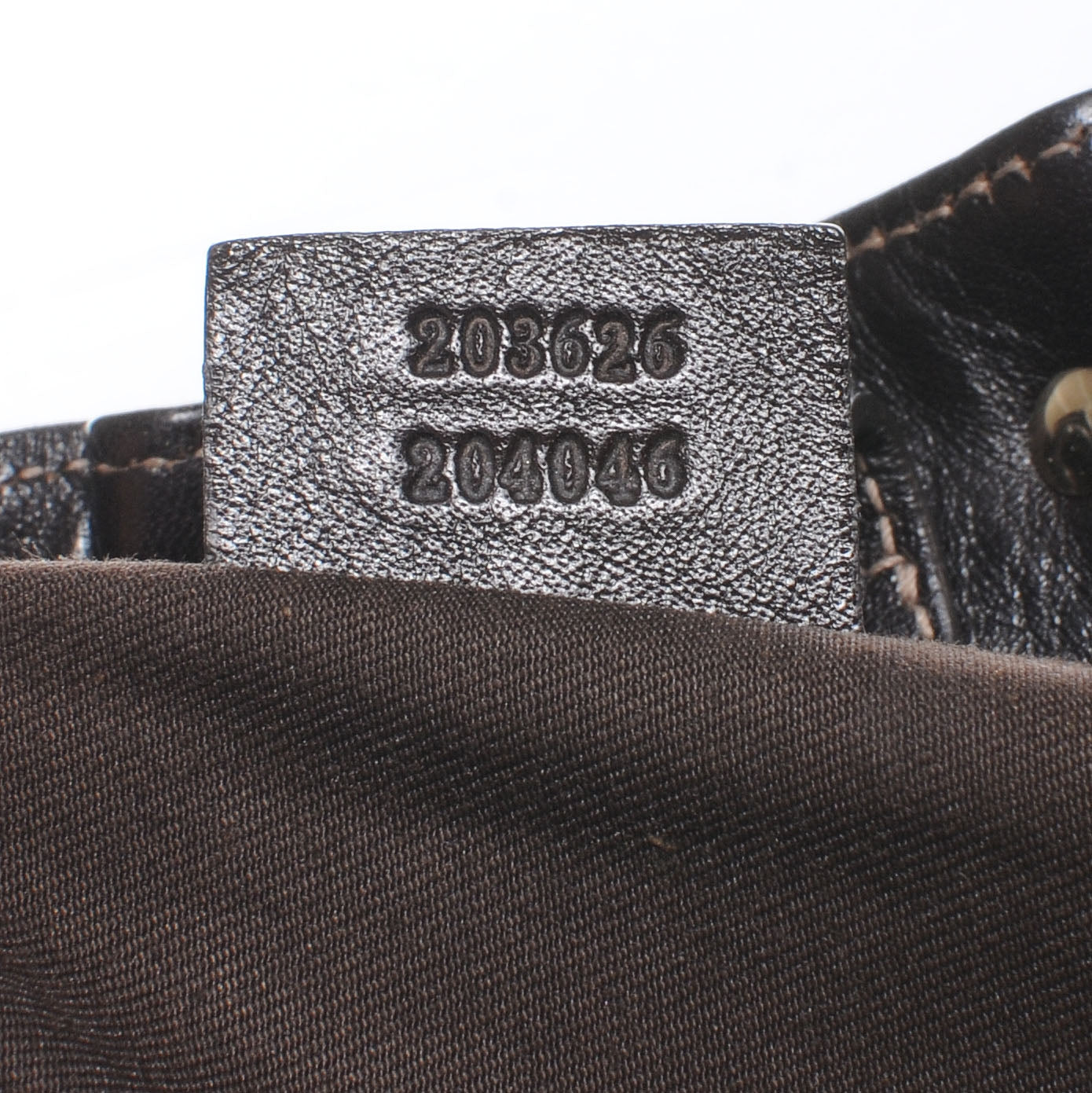 Monogram Studded Pelham Tote Brown