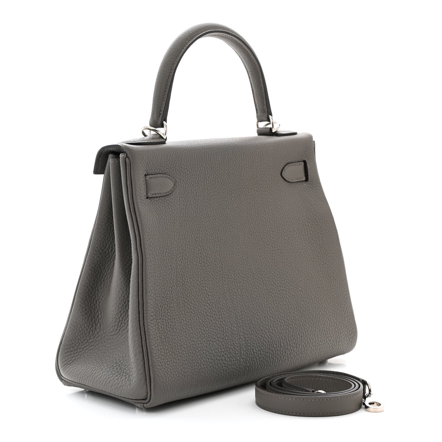 Hermes Togo Kelly Retourne 28 Gris Meyer 3 of 11