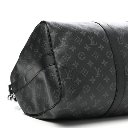 Louis Vuitton Monogram Eclipse Keepall Bandouliere 45 9 of 11