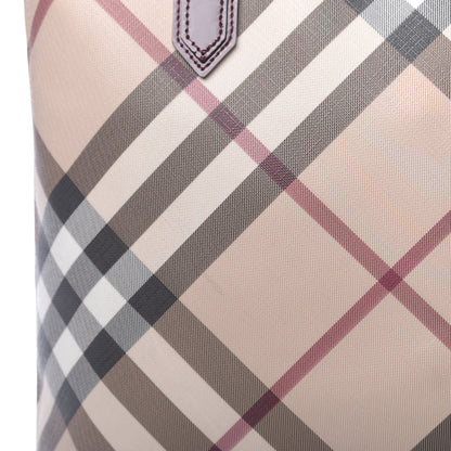Burberry Supernova Check Regent Tote Berry Red 9 of 12
