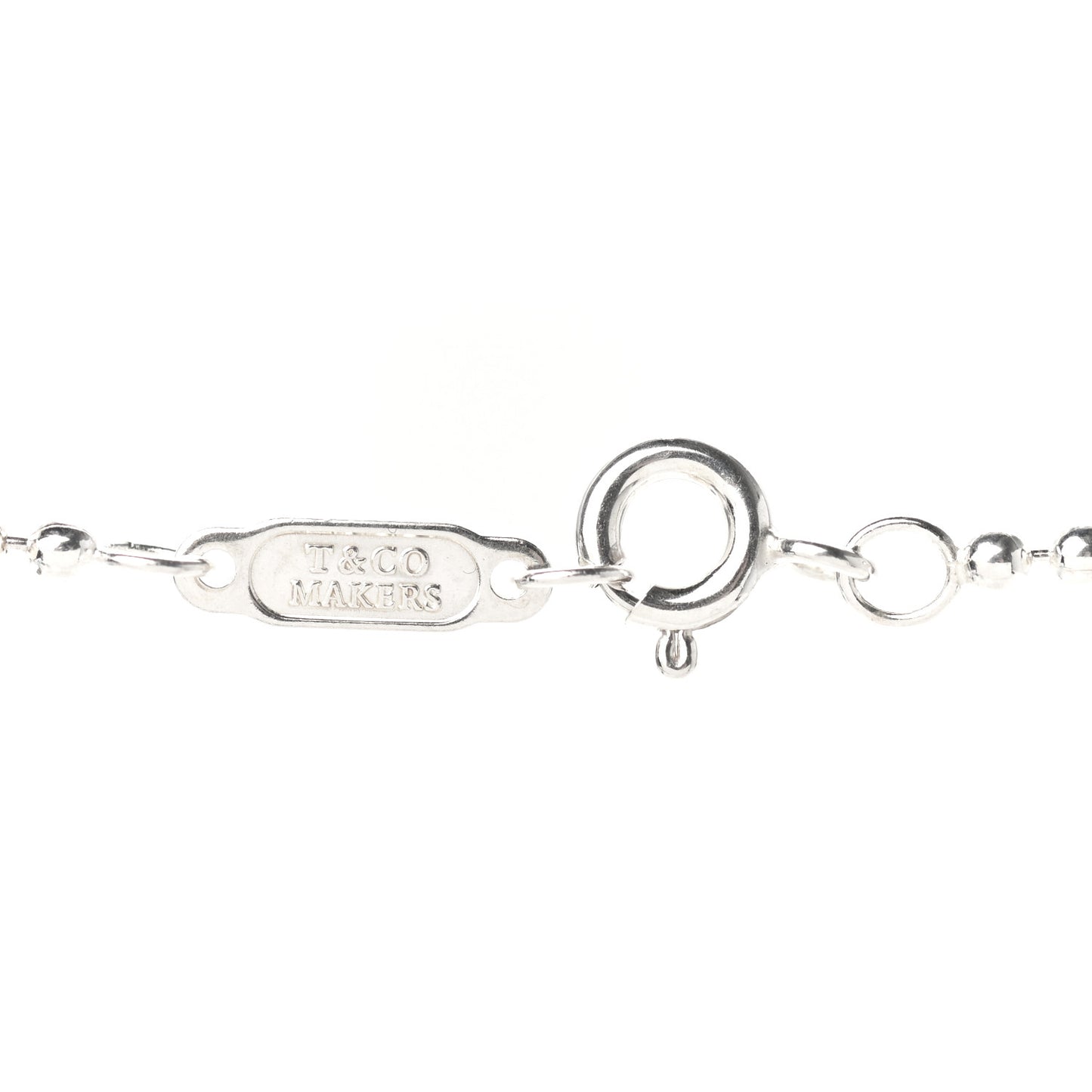 Sterling Silver 1837 Makers Bar Pendant Necklace