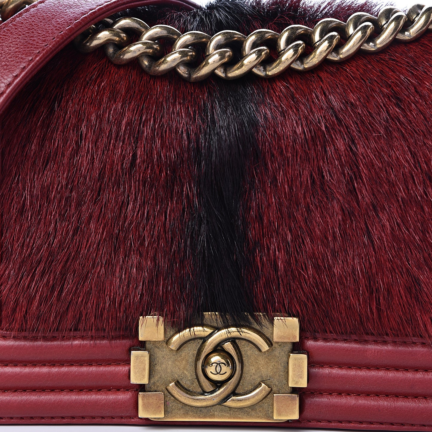 Goat Hair Small Boy Flap Red