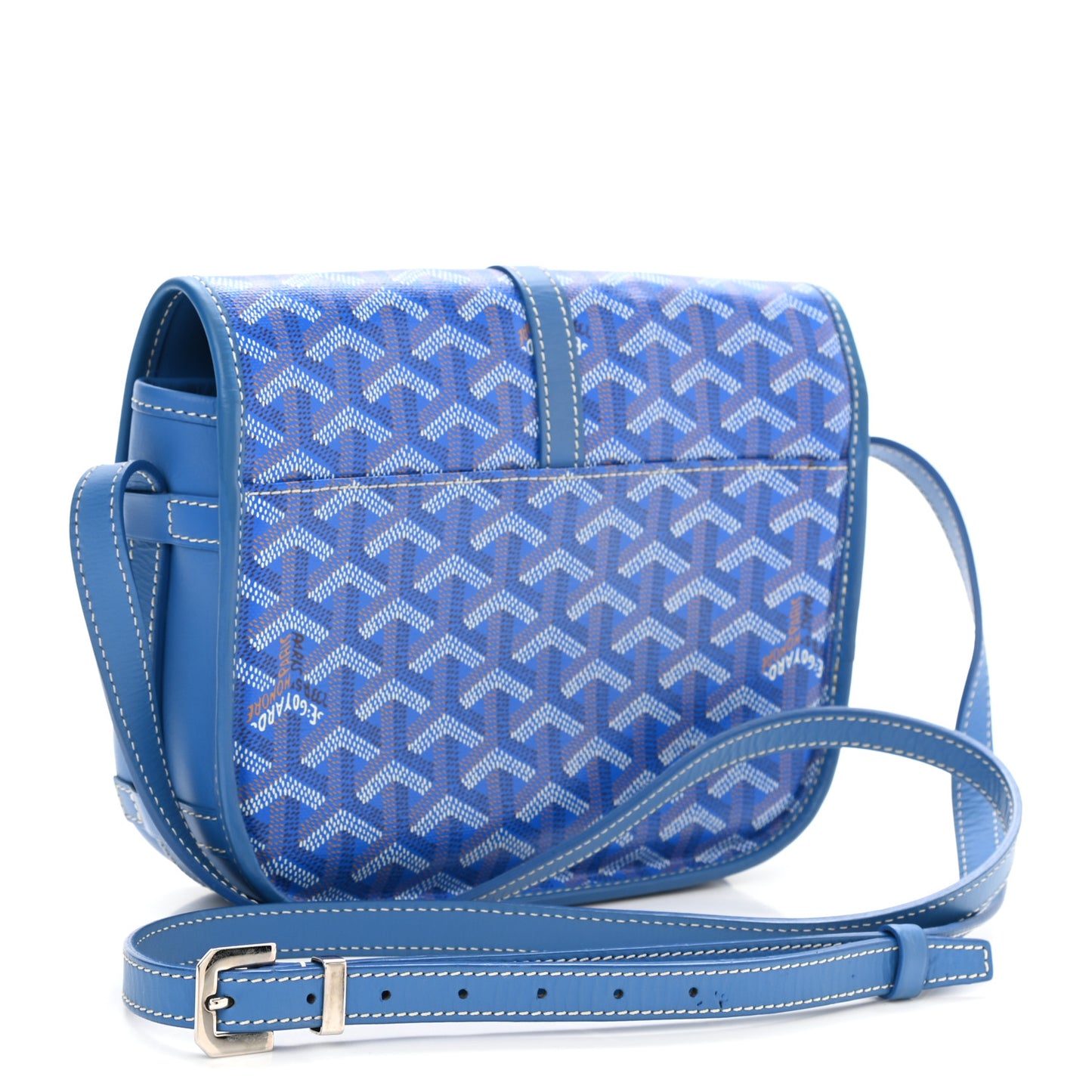 Goyardine Belvedere II PM Messenger Bag Sky Blue