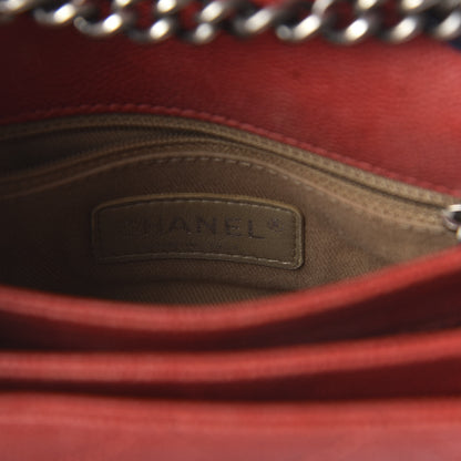 Chanel Caviar Quilted Mini Simply CC Flap Red 8 of 10