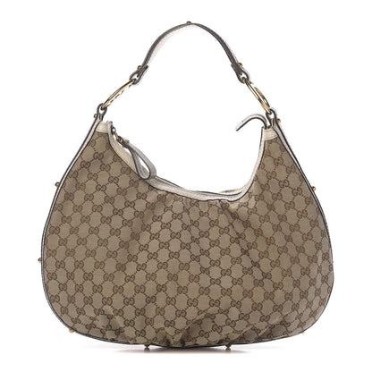 Gucci Monogram Medium Interlocking Hobo Off White 1 of 10